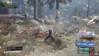 Cloud’s spinning slash attack (hold Square) is ideal for taking out the Guard Bees.