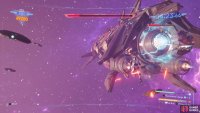 Go after the turrets on the back of the ship before concentrating on the engines.