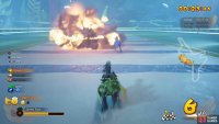 Bomb Balloons will halt your progress should you hit them.