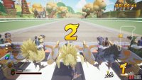 Hold down the X button when you first see “2” appear to get a boost off the starting line.