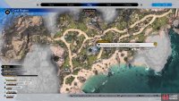 The location of the second tower on the map.