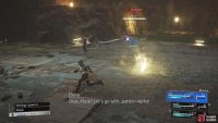 Rude will retaliate with Shockwave if you keep attacking him while guarding with ranged moves.