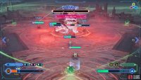 Keep pushing robots out to eventually bring the boss’ HP down to zero.