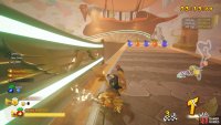 If you feel like you’ll fall off, use the walls on the outer portion of the turns to help.