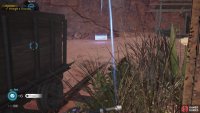 then push the minecart up near the end of the tracks and use a rock to distract Aponi.