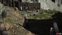 and work your way to the southern gate of Crow’s Nest (left), where a path leads down to the Sanctuary (right).