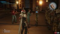 On the third floor of the Barracks you can find a unit chatting with a reporter,