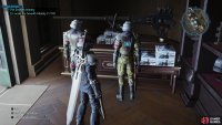 Another unit can be found scheming to purchase a model Junon Cannon in the lower floor of “The Full Arsenal”.