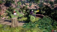 by using the mushrooms to the southeast of the Verdant Plateau Tower