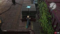 Keep pulling it until this icon appears, then climb on it to reach the purple chest you saw earlier.