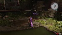 This dead end will have a purple chest with Cloud’s Crystal Sword.