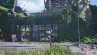 Use the grappling gun to get over the first gate of the reactor.