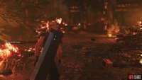 The trek through the burning Nibelheim is quite slow, but it’s linear.