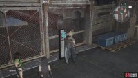 Use the switch after jumping over to open the gate and activate the power.