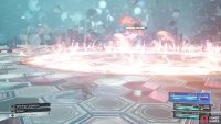 The four Crimson attacks each have different areas of effect.