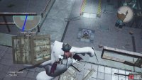 Toss a box down to the switch on the ground floor to change it back to red.