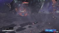 Maelstrom won’t do damage, but will blow you away from the Body.