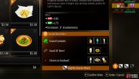 Each combo meal can be seen in the corner of the menu after you have discovered it, alongside the bonus it gives.