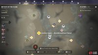 The Flag markers indicate small clumps of Amber you can mine in Esnrhouded.