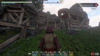 Head west and use the grapple point to reach the platform.