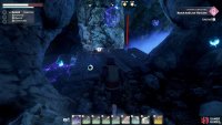 Go to the back of the cave, and take the wooden platforms in the northern tunnel down.