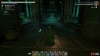 You need to defeat all the skeletons and wights with glyphs over their heads to remove the barrier.
