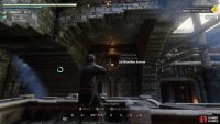 You can shoot the second button on the wall here.