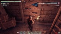 Smash through the barricade on the northern side of the room once you’re down the ladder.