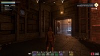 Shoot the switch to open the door leading to the chest.