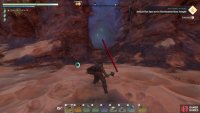 Follow the new path until you reach a cave, and exit the other side.