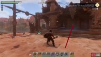 If you jump over, there will be a lot of enemies. Head through the main door and head to the northwest corner.