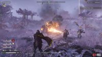 The Flamethrower is great for crowd control, but it’ll also apply damage over time to enemies.