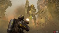 Getting under the Bile Titan can be dangerous due to its legs, but if you can shoot from a slight decline, then you can see the weak spot without being directly under the Bile Titan.