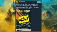 The announcement of the invasion was made on all social media channels.