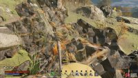 You’ll find plenty of Zinc Deposits on the Rocky Outcrops.