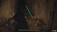 When you reach Guerco Cave, follow the path east.