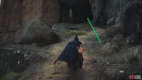 Climb up the rocks to your right, and then continue south into Battahl.