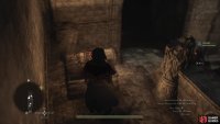 to reach a chest containing some gold.