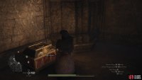 then pull some gold out of a chest to the east,