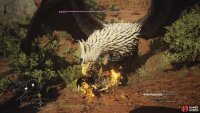 The Griffin’s head is the easiest weak point to hit without climbing on its back.