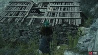 There are numerous chests in the ruined village, but the real prize is a Dragon’s Gaze item you can obtain by jumping onto a building and dropping through the hole in the roof.