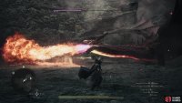 The Dragon’s fiery breath is probably its most potent attack, but if you stay close and don’t stand directly in front of its head it should be easy to evade.