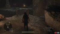 You’ll eventually reach a large chamber spanned by a bridge - take the bridge, but be wary,