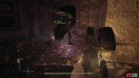 You can use more explosive barrels to damage the Skeleton Lord,