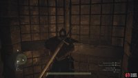 Open the gate in the south part of the dungeon with the Gaol Key and head down the stairs.