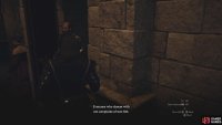 The hidden passage is in the center of the western wall. Sometimes, a guard will come out of it.