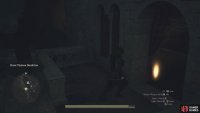 Go through the door, follow the ramparts north, and enter the Rose Chateau to your right.