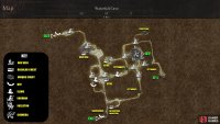 When you enter the cave, you’ll be at the south exit if you follow our directions. In the far east is where you can get to the second floor.
