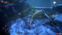 The boss will move in your direction if you try to run away from the chain attack, so it’s best to dodgeroll into them.