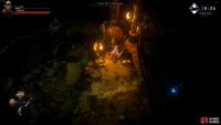 Run to the lever in the northern part of the room and ignore the crossbowmen.